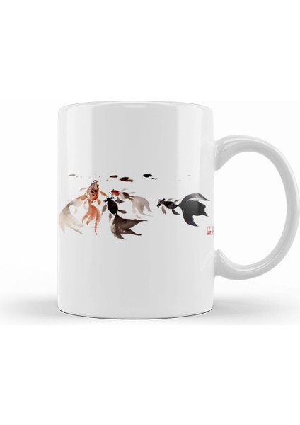 Goldfish Lover Hungry Goldfishes Kupa Bardak Porselen