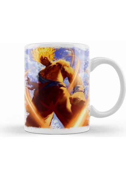 Super Saiyan Goku Kupa Bardak Porselen