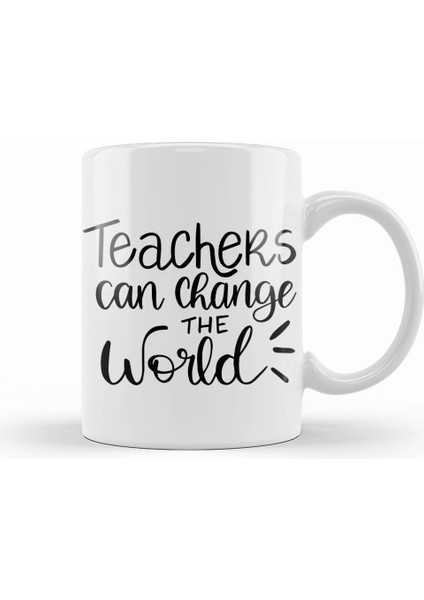 Öğretmenler Günü Öğretmene Hediye 01 Kupa Bardak Porselen