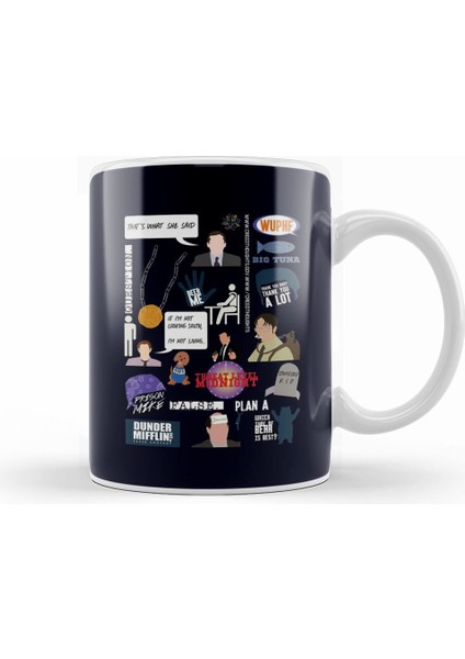 The Us Office Collection Kupa Bardak Porselen