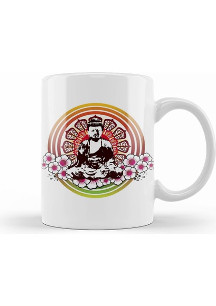 Buddha Kupa Bardak Porselen