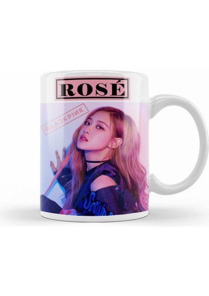 Blackpink Rose Kupa Bardak Porselen
