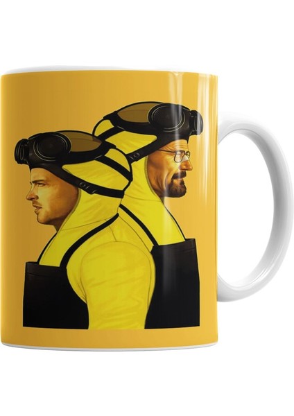 Breaking Bad Yellow Kupa Bardak Porselen