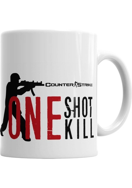 Counter Strıke Kupa Bardak Porselen