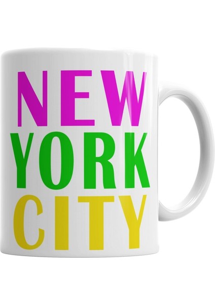 New York City Kupa Bardak Porselen