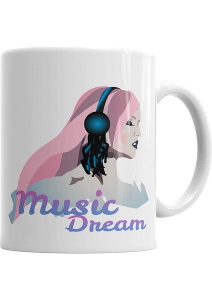 Luka Music Dream Müzik Kupa Bardak Porselen