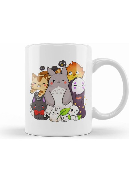 Ghibli Chibi Friends Kupa Bardak Porselen