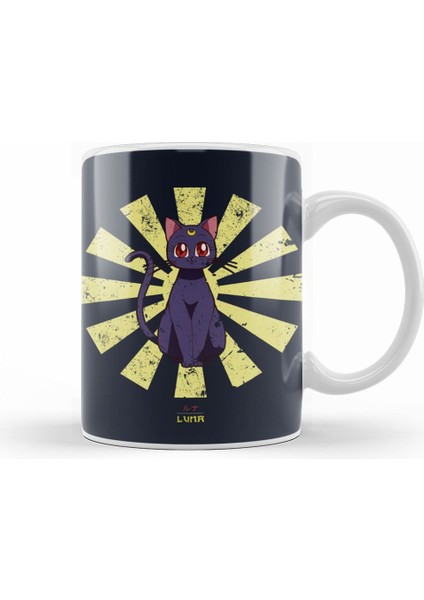 Luna Retro Japanese Sailor Moon Kupa Bardak Porselen