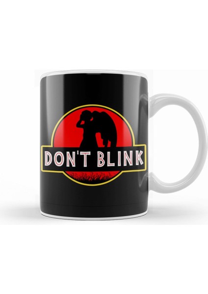 Dr Who Jurassic Park Dont Blink Kupa Bardak Porselen