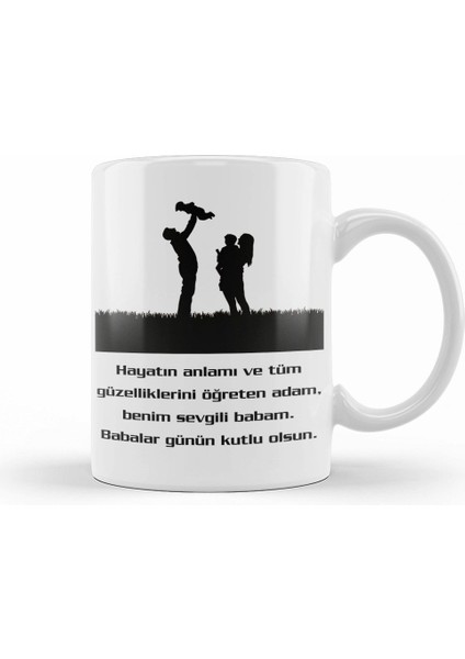 Babalar Günü Babaya Hediye 00117 Kupa Bardak Porselen