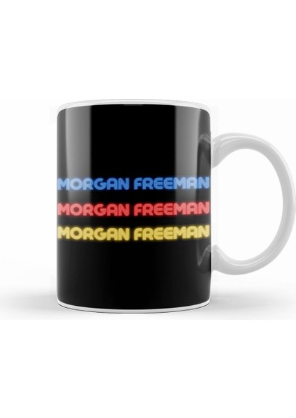 Morgan Freeman Kupa Bardak Porselen