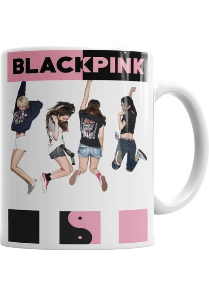 Black Pınk Kupa Bardak Porselen