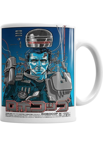 Robocop Transformation Kupa Bardak Porselen