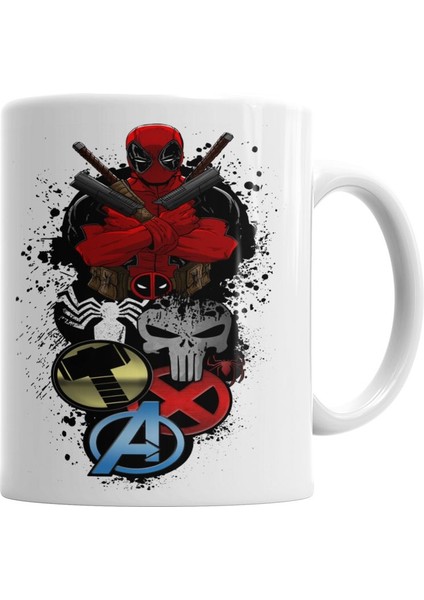 Deadpool 05 Kupa Bardak Porselen