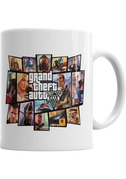 Gta V Kupa Bardak Porselen