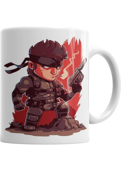 Solid Snake Kupa Bardak Porselen