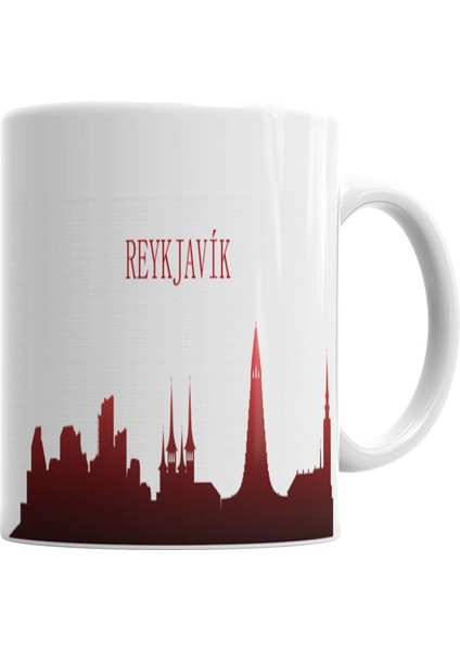 Reyk Silhouette Kupa Bardak Porselen