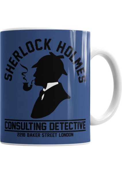 Sherlock Holmes 2 Kupa Bardak Porselen