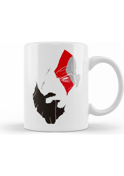 Kratos God Of War Ideas Kupa Bardak Porselen