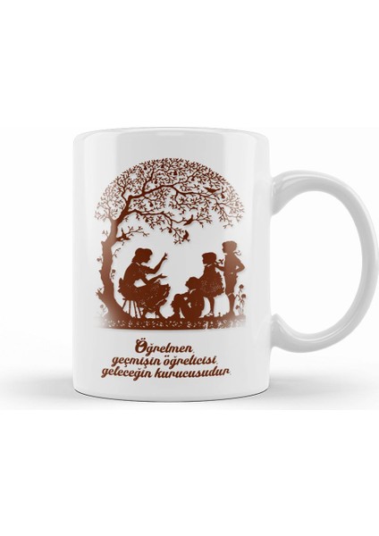 Öğretmenler Günü Öğretmene Hediye 013 Kupa Bardak Porselen
