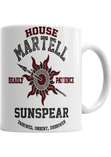 Game Of Thrones House Martell O Kupa Bardak Porselen