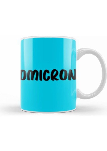 Omicron Sosial Distancing Kupa Bardak Porselen