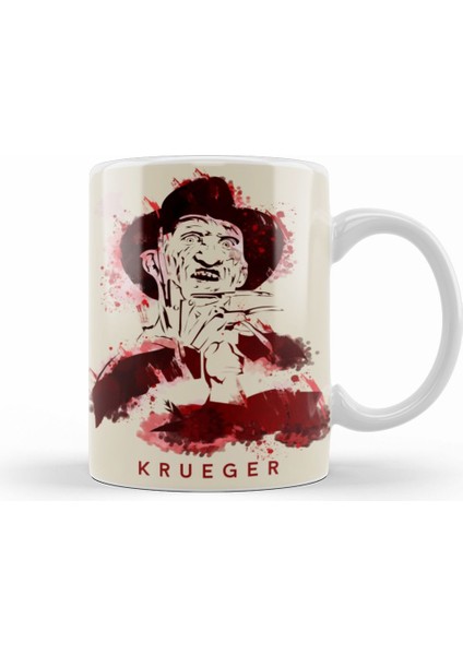 Freddy Krueger Kupa Bardak Porselen