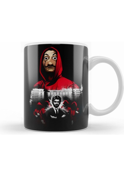La Casa De Papel La Casa De Dali Kupa Bardak Porselen