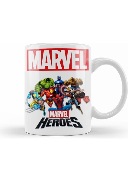 Marvel Kupa Bardak Porselen