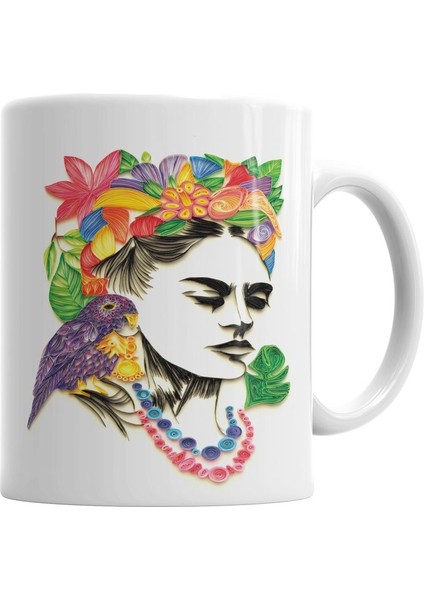 Frida Kahlo Kupa Bardak Porselen