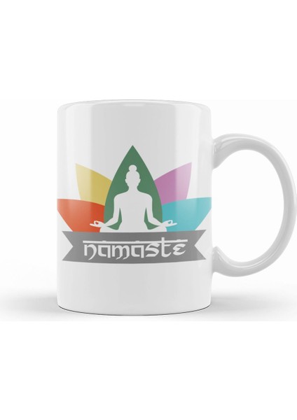 Namaste Yoga Kupa Bardak Porselen