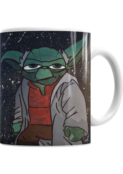 Star Wars Yoda Kupa Bardak Porselen