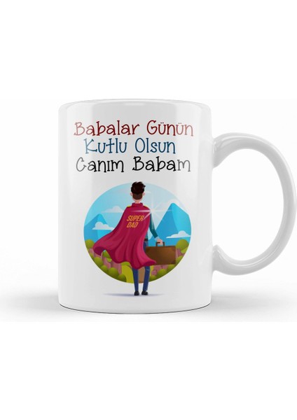 Babalar Günü Babaya Hediye 0019 Kupa Bardak Porselen