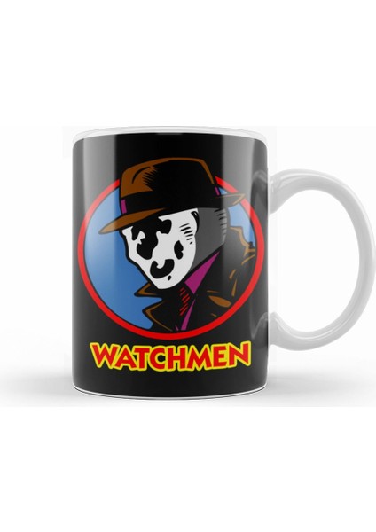 Watchmen Rorschach Meets Dick Tracy Kupa Bardak Porselen