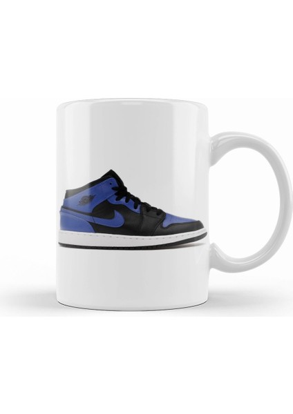 Air Jordan 1 Mid Hyper Royal Kupa Bardak Porselen