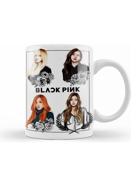 Black Pink Blackpink Kupa Bardak Porselen
