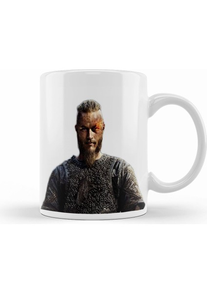 Ragnar Lothbrok Kupa Bardak Porselen