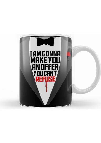 The Godfather ''refuse Kupa Bardak Porselen