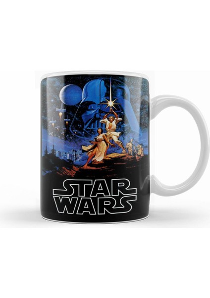 Star Wars Retro Kupa Bardak Porselen