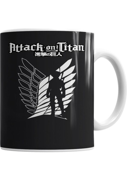 Attack On Tıtan Kupa Bardak Porselen