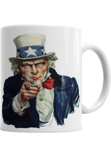 Tio Sam Kupa Bardak Porselen
