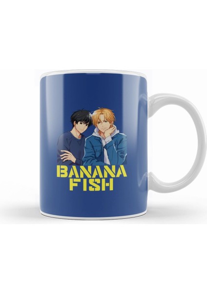 Banana Fish 04 Kupa Bardak Porselen