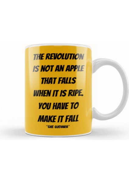 Che Guevara Quotes Gift Vintage Retro Rainbow Style Kupa Bardak Porselen