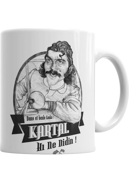 Kardeş Payı Kartal Kupa Bardak Porselen