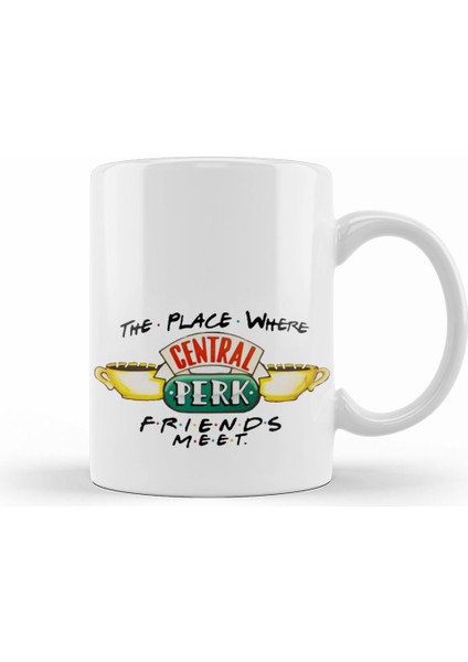 Friends Central Perk Kupa Bardak Porselen