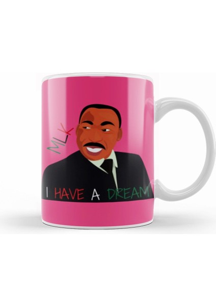 Martin Luther King Kupa Bardak Porselen