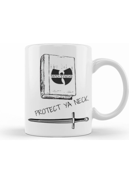 Protect Ya Neck Wu Tang Clan Forever Kupa Bardak Porselen