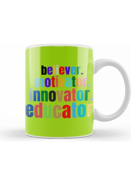 Teacher Gift Learning Inspire Science Student School Inspirational Kupa Bardak Porselen