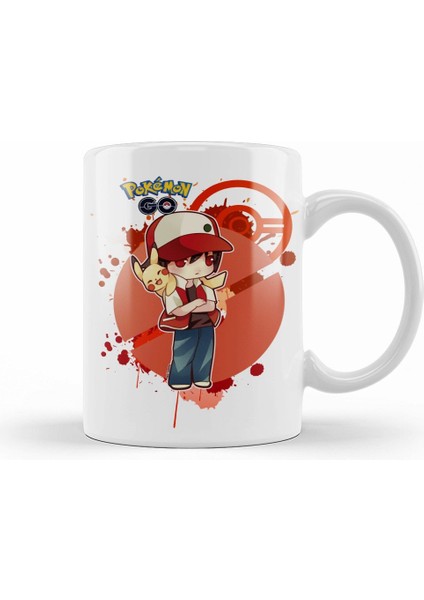 Pokemon Ash Asha Kupa Bardak Porselen