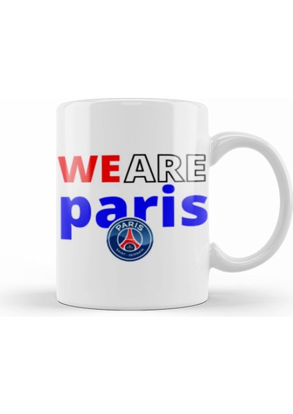 We Are Parıs Leo Messi Hakımı Ramos Psg Kupa Bardak Porselen